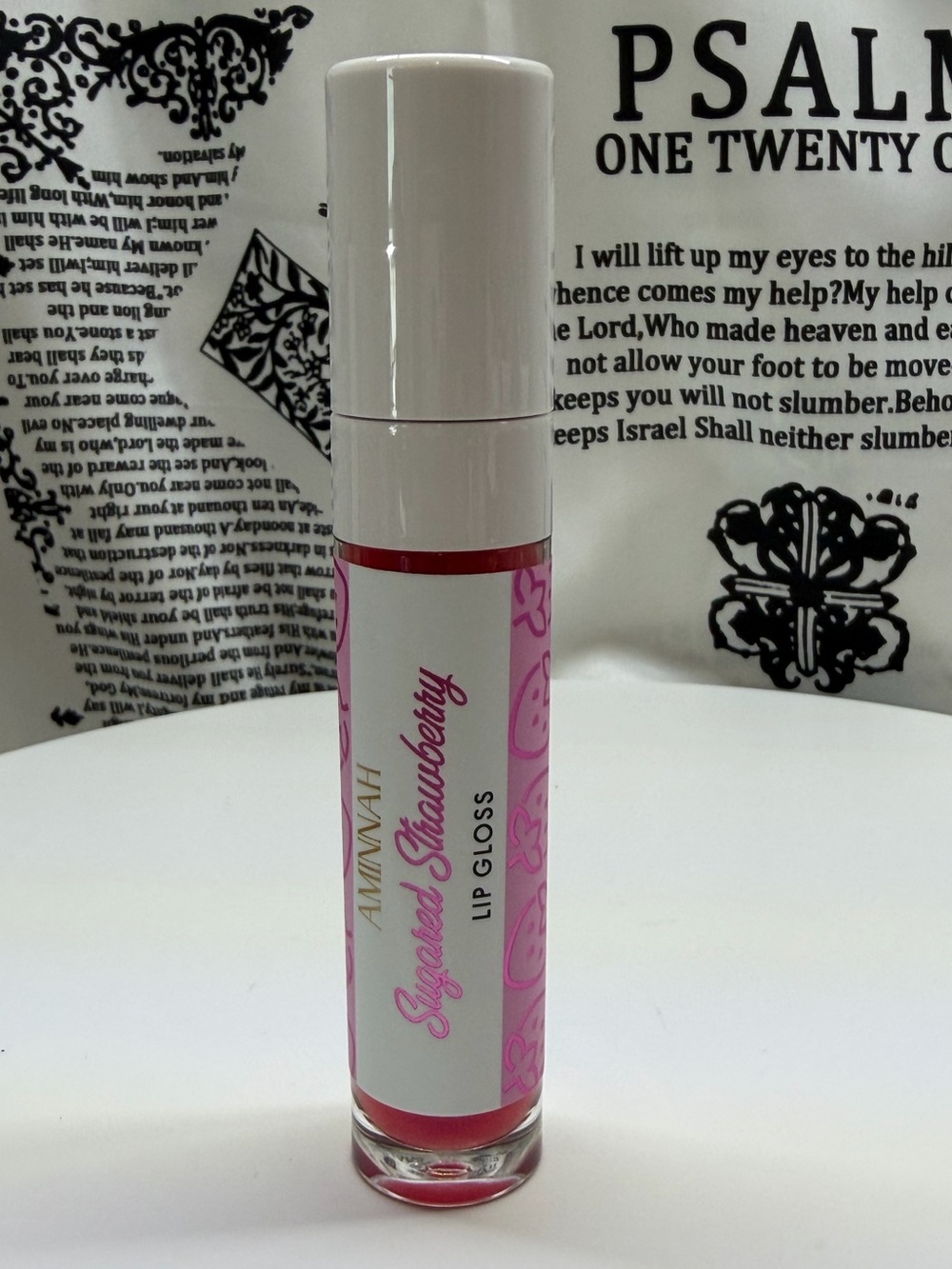 New Aminnah Sugared Strawberry Lip Gloss